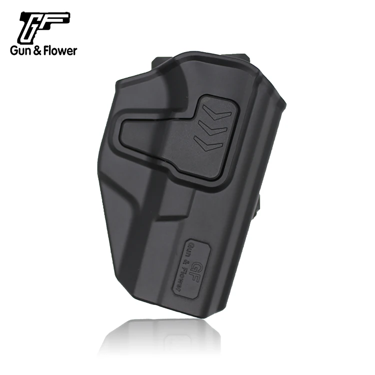 

Gun&Flower Glock 19/23/32 Level II Weapon Polymer Retention Roto Holster Plastic Index Release Pistol Case with Belt Clip
