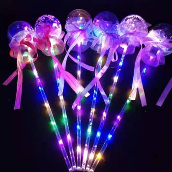 

2Pcs Flashing Toys Led Luminous Ball Christmas Wedding Party Decoration Toy for Kids Outdoor Bedroom(Robust Safe,Not Balloon)