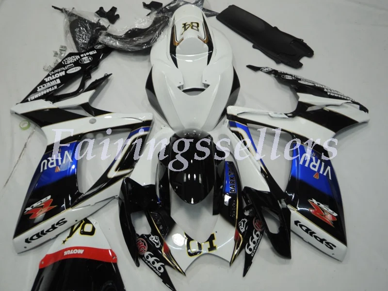 

New ABS Plastic Fairings Kit Fit For Suzuki GSXR600 GSXR750 GSX-R600 R750 K6 2006 2007 Injection Mold Viru