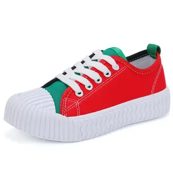 

Autumn Kids Canvas Shoes New Children Boys Sneakers casual fashion mixed colors toddler girl shoes