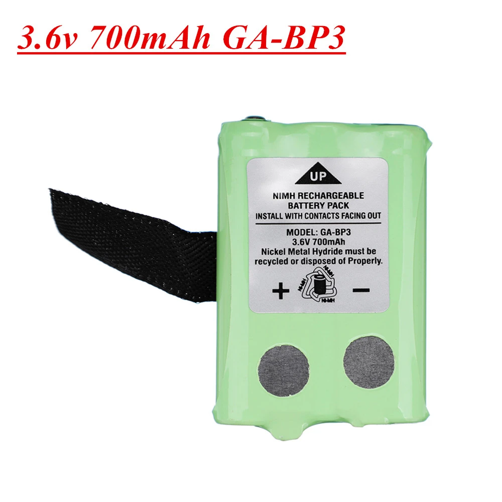 3.6v Gabp3 Batteries For Cobra Pr145/150 /155g Walkietalkie 2way
