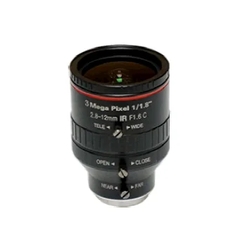 3 0 мегапикселей C-Mount 2 8-12 мм 1/2 дюйма формат FA/Машинное видение линзы с