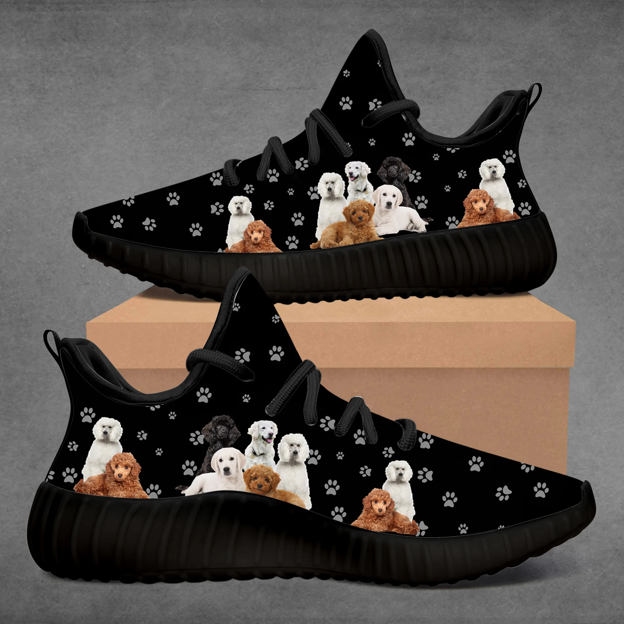 

Custom Poodle Logo Sneaker Unique Running DIY Color Shoes