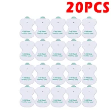 

20 Pcs/Batch Replacement Of White Electrode Pad For Tens Needle Digital Therapy Machine Massager Acupuncture Health Pad