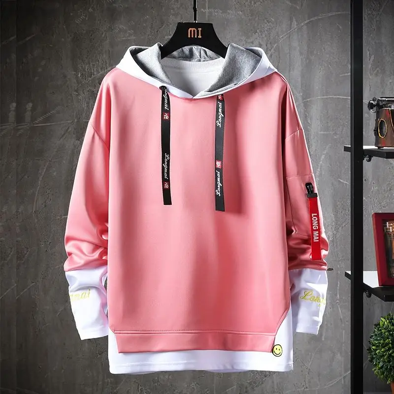Sweatshirt Jacket Long Sleeve Sweater Spring Autumn Men's Hoodie Harajuku Fashion Korean Streetwear Sweatshirt Men Casual Men Clothing Trend Long Sleeve Hoodies