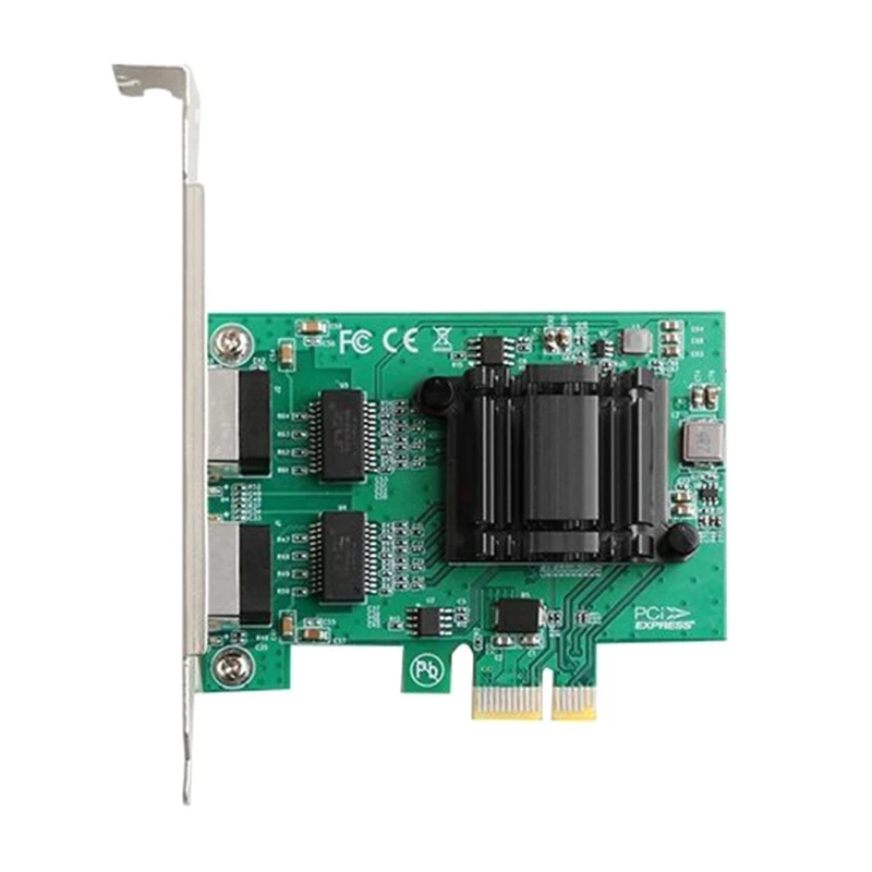 Двойной гигабитный порт PCIE X1 1000M Серверная сетевая карта 82571 Pci-e 1X RJ45 2 порта s