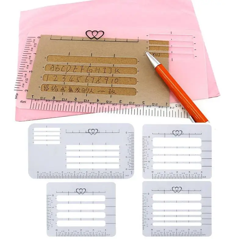 4 шт. трафареты для ежедневного письма|Вырубные штампы| |