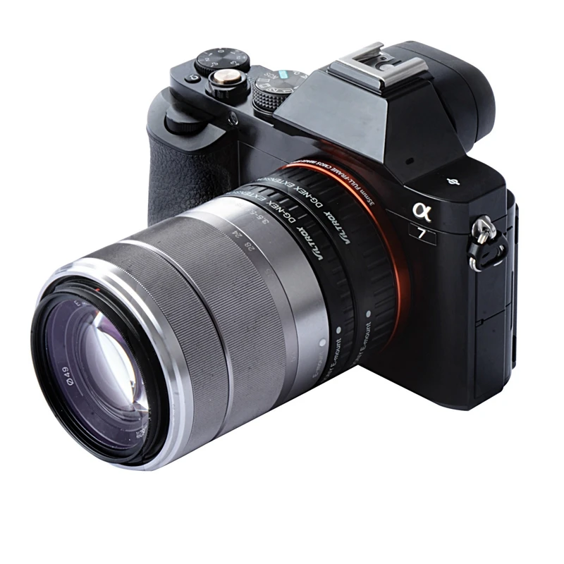 Viltrox DG-NEX с автофокусом Макро Удлинитель адаптер объектива для sony E крепление камеры A9 A7II A7RII A7SII A6500 A6300