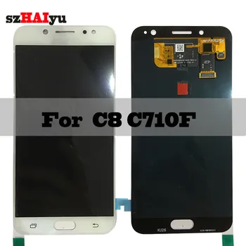 

SZHAIYU 5.5'' Super Amoled LCD For Samsung Galaxy C8 C710 C710F /DS Screen LCD Display Touch Screen Digitizer Pancel