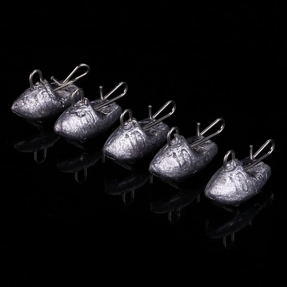 WALK FISH 5 шт./лот универсальная свинцовая головка 7 г 10 г противовесный Кривошип Карп Рыболовный крючок для головы рыболовные снасти аксессуары pesca