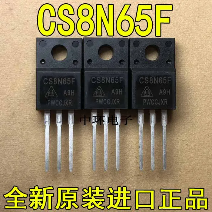 10 шт./лот CS8N65F CS8N65P TO-220Fx m y