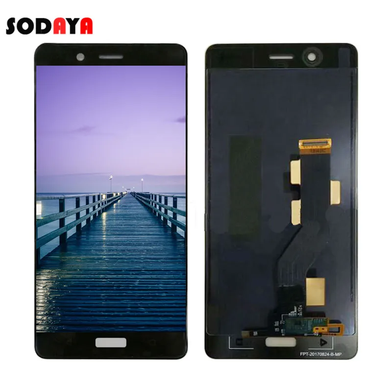 

5.3'' Black LCD For Nokia 8 Display With Touch Screen Digitizer Assembly Free Shipping
