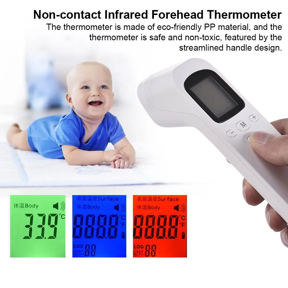 

Forehead Thermometer Non-Contact Infrared Thermometer Digital LCD Electronic Thermometer Temperature Measurement
