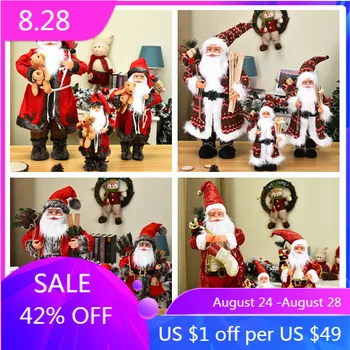 

Cute Santa Claus doll 2020 Christmas tree decorations Christmas decorations home decoration gifts 2021 New Year