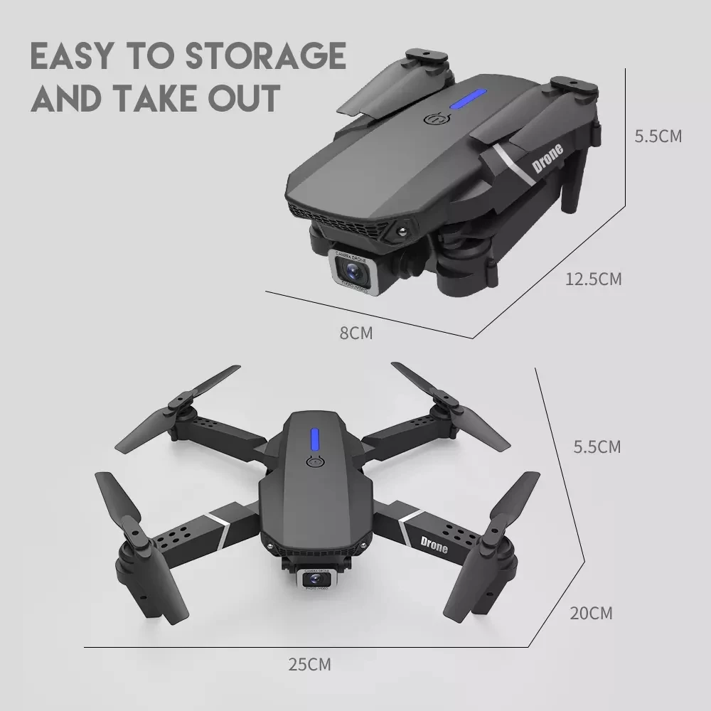 Профессиональный мини Дрон с Gps Wi Fi HD 4k камерой режим удержания высоты складной