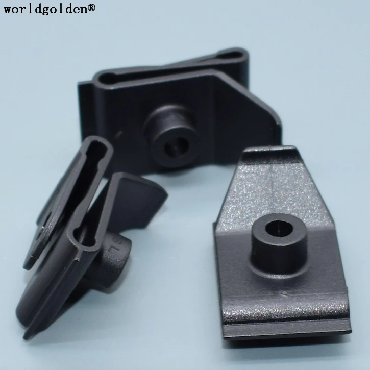 Worldgolden 100Pcs #10 Dimensione Vite Distanza Pannello: 1Mm Toyota # 53879-14010-A,53879-14020,53879-22030,Gm #94841226,Mazda # La01-56-135