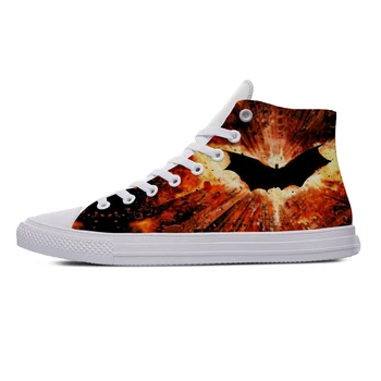 

Batman The Dark Knight Rises Hot Cool Casual Canvas Shoes High Top Breathable Lightweight Sneakers 3D Print For Men Women