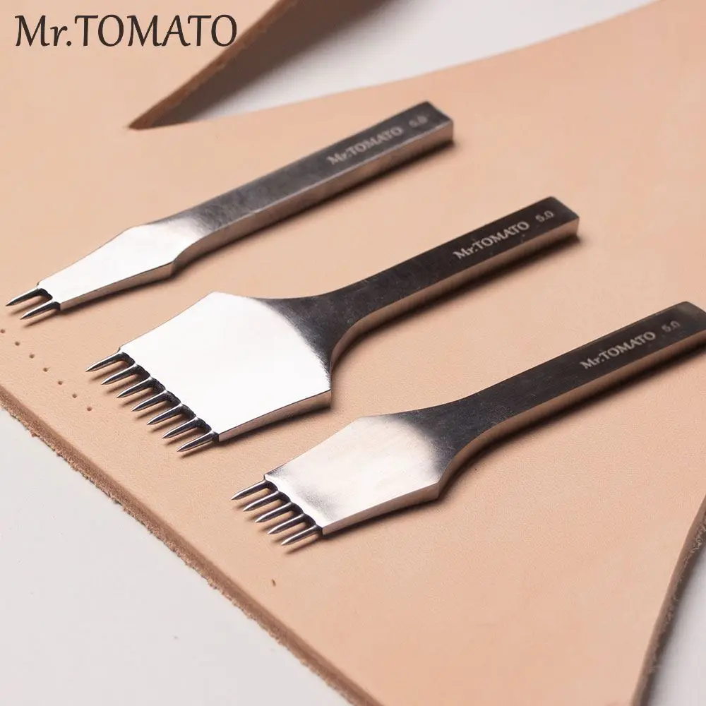 Высококачественный дырокол для кожи зеркальный круглый Дырокол из железа острый