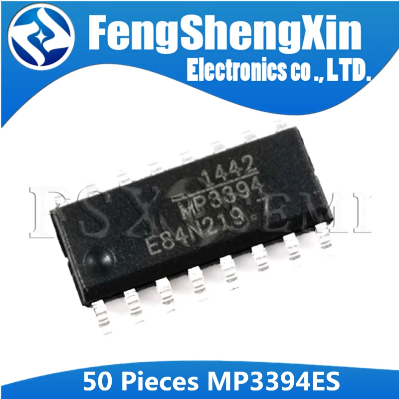 50 шт./лот MP3394S MP3394SGS-LF-Z MP3394ES LCD чип источника питания SOP-16 | Электронные компоненты и