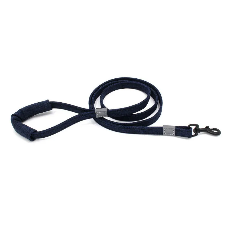 Blue rope Ошейник для собаки, персонализированный нейлоновый ошейник для питомца, ошейник для питомца, на заказ, выгравированный ID Имя, тел-тег, анти-потеря, ошейник для щенков, кошек, для маленьких средних собак - Цвет: Blue rope