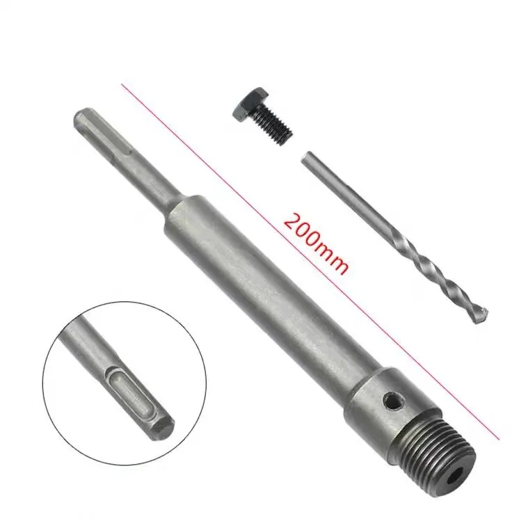 Round handle SDS PLUS 30-160 мм электрическая пила для бетона, полый сердечник, сверло с хвостовиком 110-530 мм, цементный камень, стена, кондиционер, сплав - Цвет: Round handle