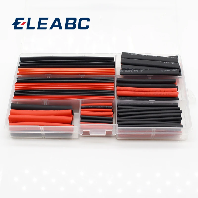 Heat Shrink Tube Kit 150Pcs 2:1 Polyolefin Heat Shrink Tubing Tube Sleeving Wrap Wire Kit Cable S08 heat shrink tubing heat shrink tube heat shrink tube kit
