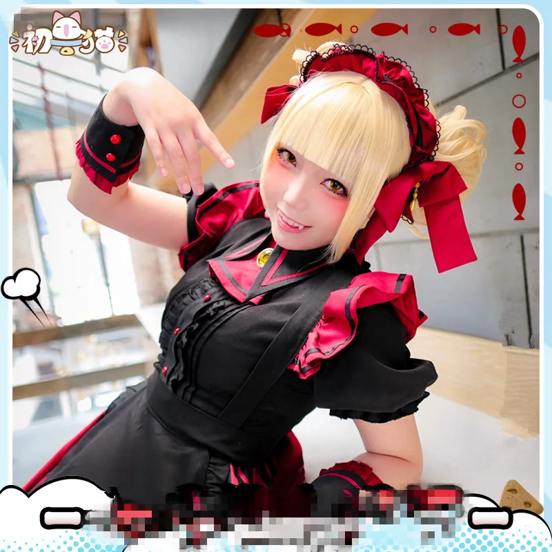 My Hero Academy Little Hero coffee Shop Himiko Toga кафе горничной женский костюм кошки Косплей платье Хэллоуин женская одежда костюмы
