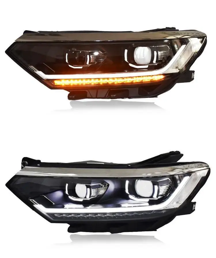 Автозапчасти Luces Led Para авто Drl аксессуары автомобильные лампы фары автомобильные фары в сборе 17 18 для Volkswagen Magotan