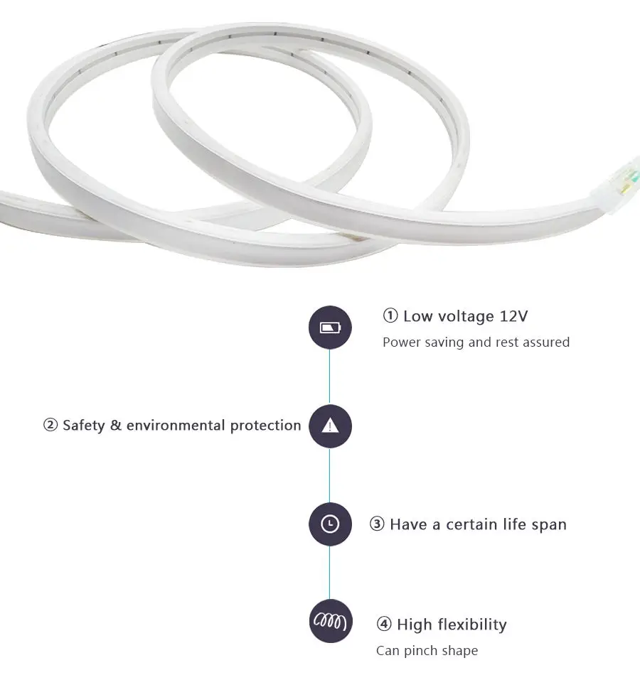 Led Strip 12V Waterproof 2835 120Ledm Ribbon Led Neon Light Strip 12V IP67 WhiteWarm White Red Green Blue Pink Yellow Led Tape (11)