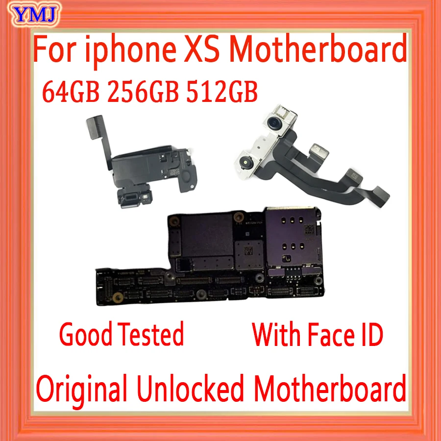 Для iphone XS материнская плата с/без Face ID Бесплатный iCloud разблокированный для iphone XS материнская плата 64 Гб 256 ГБ 512 ГБ пластина