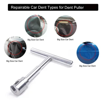 

Car Body Panel T-Bar Puller Lifter Blue Tabs Paintless Dent Removal Repair Tool.