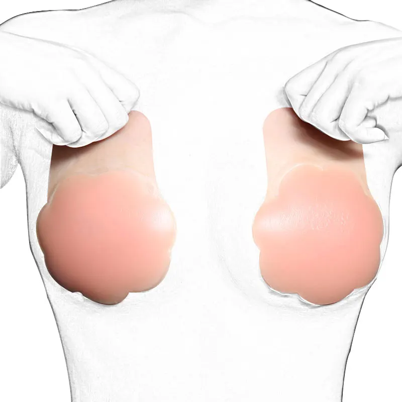 

Sexy Strapless Push Up Adhesive Cover Reusable Silicone Bralette Invisible Lingerie Pad Enhancers Seamless Breast Lift Tape Bra