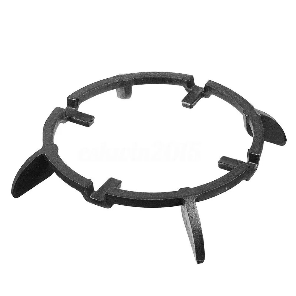 Set di 4 anelli in acciaio per Wok in ghisa supporto per stufa sottocottura per fornello supporto per piano cottura Hemoton