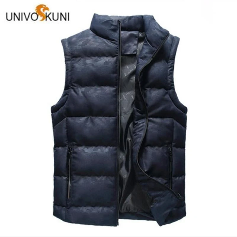 Зимний жилет Мужской Хлопковый пуховый осенне-весенний верхняя одежда