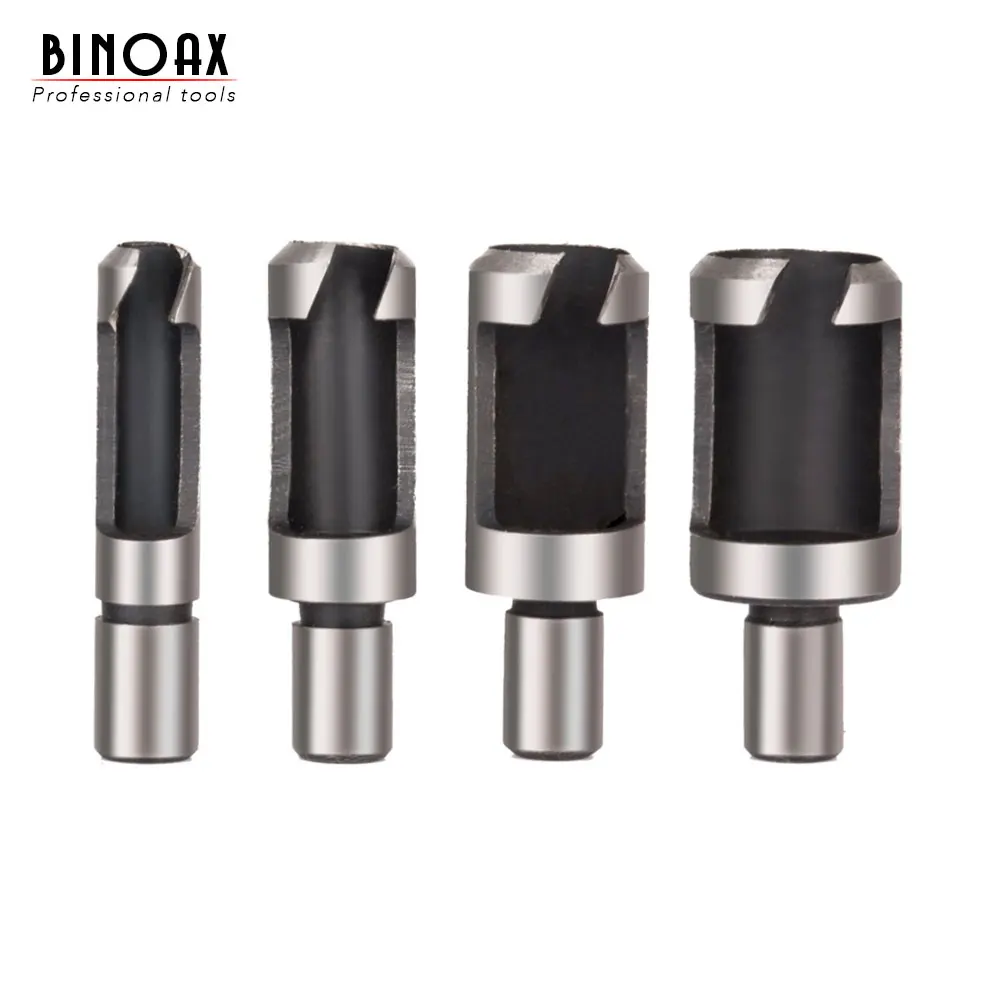 BINOAX 4 шт. углеродного Сталь плотник деревянная Plug режущий Мощность средство