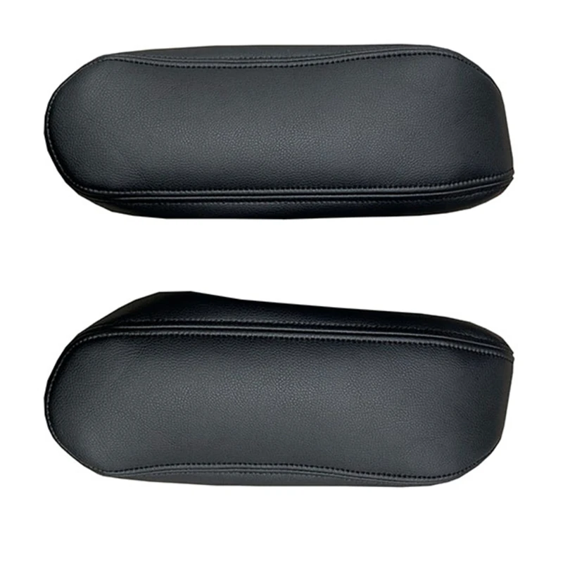 Microfiber Leather Seat Armrest Cover Handle Decor Cover Protection Fit for Ford F250 F350 XTL 1999-2007