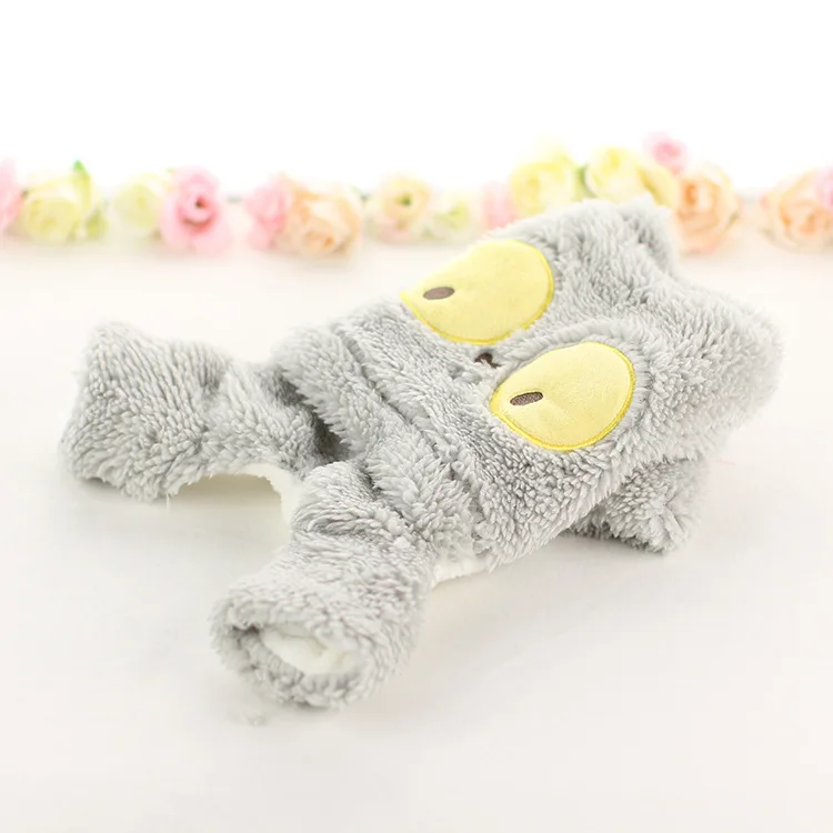 Kawaii зимняя одежда для собак четыре фута одежда для домашних животных Chiwawa jorkie Bomei платья в полоску