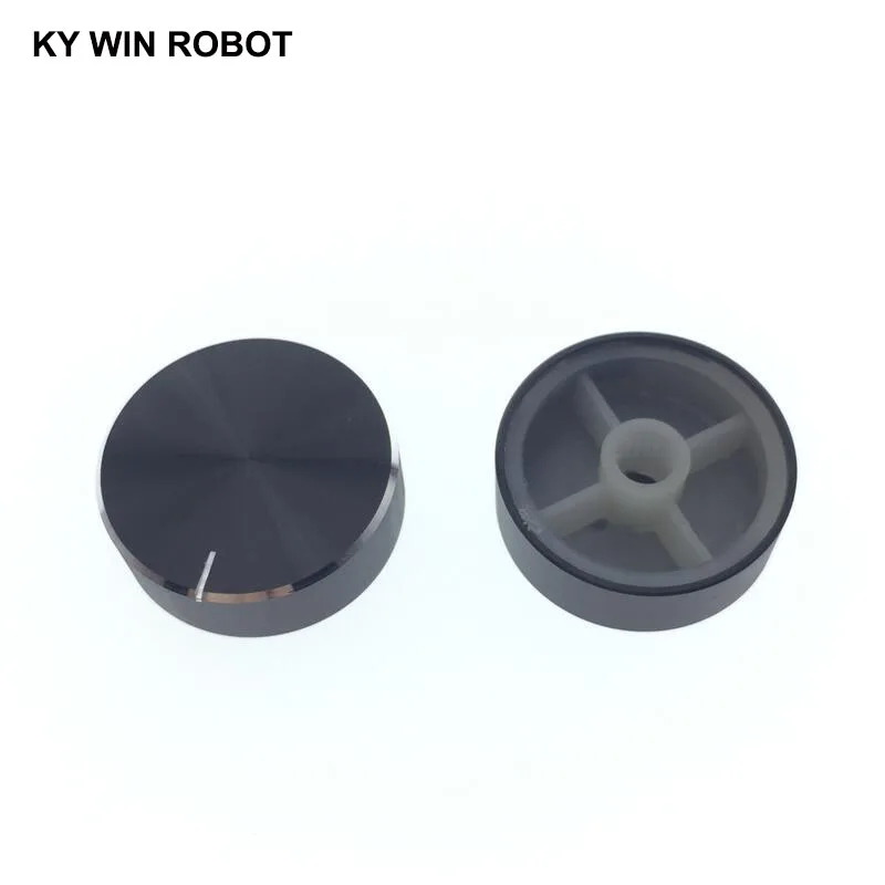 Рукоятка потенциометра из алюминиевого сплава с отверстием вала 1 шт. 30x10 мм 6