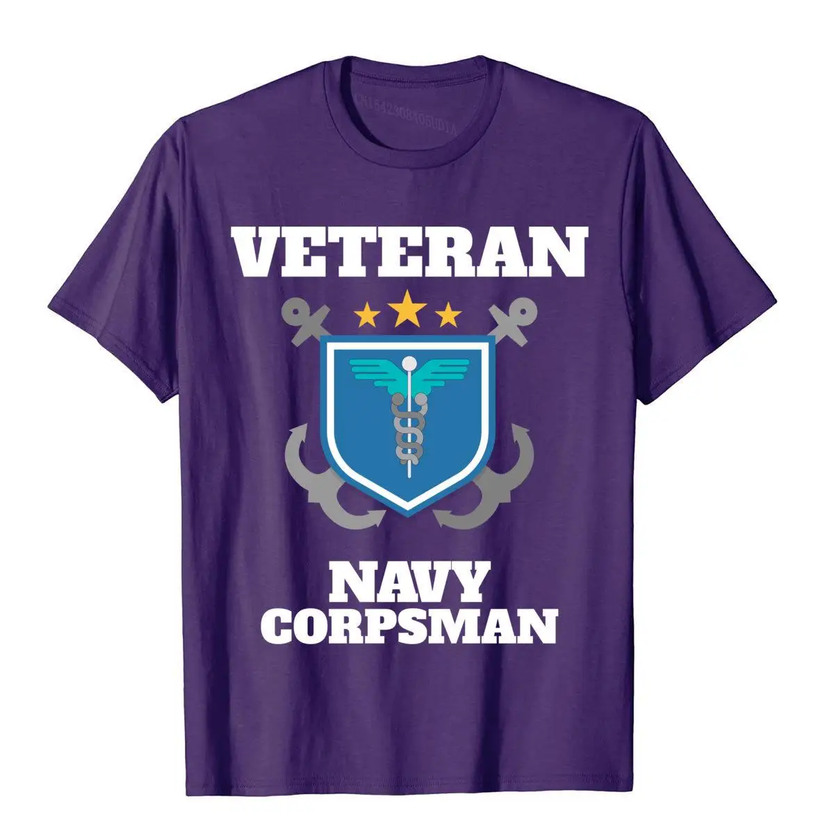 Veteran Navy Corpsman Sweatshirt__B11024purple