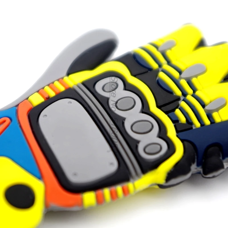 Sleek Motorcycle Keychain with Valentino Rossi Design