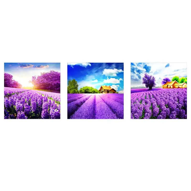 

Lavender 5D Special Shaped Diamond Painting Embroidery Needlework Rhinestone Crystal Cross Craft Stitch Kit DIY