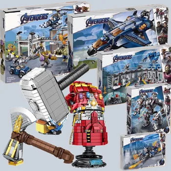 

2020 New Superheroes Infinity Glove Fit Marvel Avengers Figures Building Blocks Bricks Endgame Toy 76123 76124 76125 76126