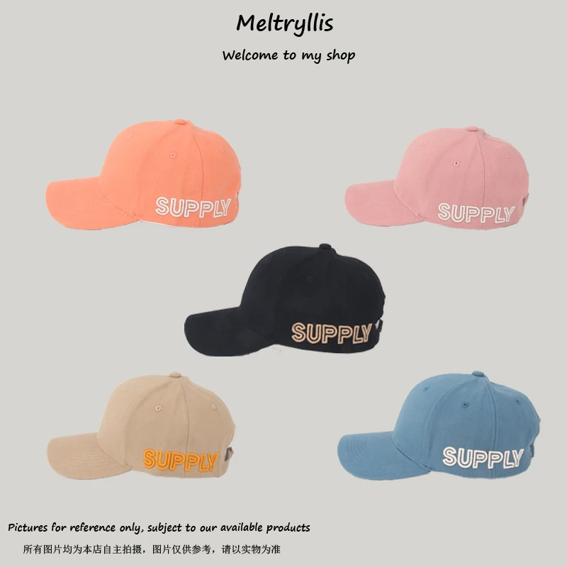 

[Meltryllis] Unisex Casual Men Women Letters Embroidery Baseball Hat Fashion Men's Outdoor Sports Hat Ladies Sunscreen Visor Cap
