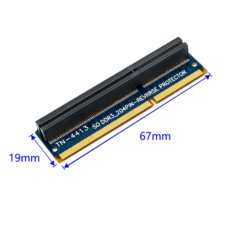 DDR3 so dimm адаптер конвертер карта рейзер 204PIN DDR 3 обратный протектор so dimm DDR3 Память Ram тестер почтовая карта для компьютера