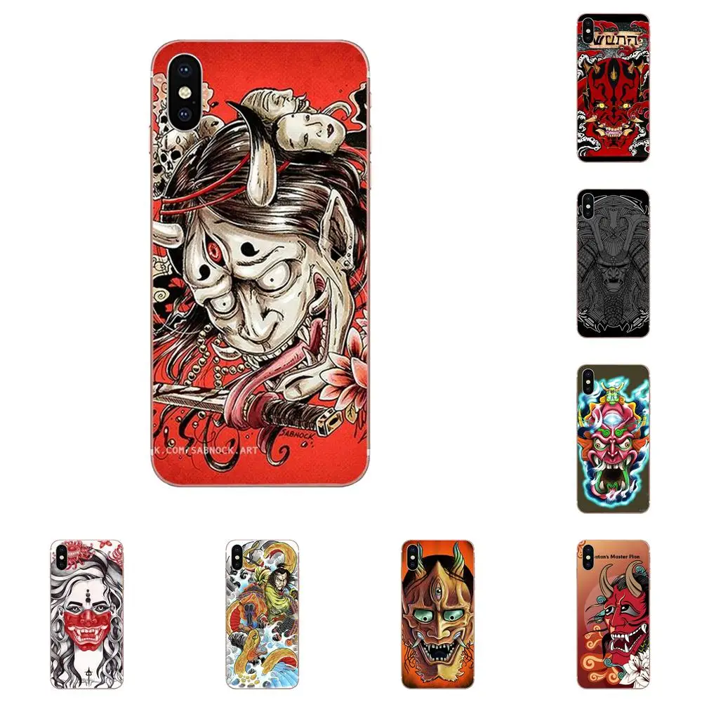 Чехлы из ТПУ для телефонов Apple iPhone 4 4s 5 5C 5S SE 6 6S 7 8 Plus X XS Max XR японская маска хання