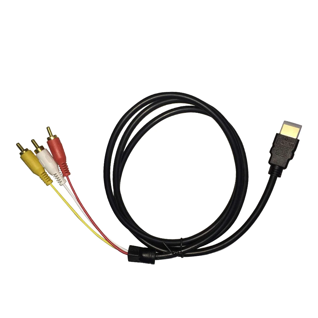 Медный HD к RCA кабель HD штекер к 3RCA AV композитный штекер M/M Соединительный Кабель-адаптер Шнур передатчик