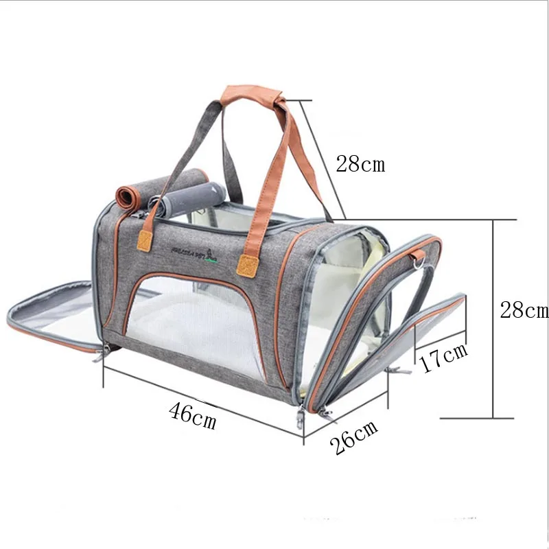 Переносная сумка для домашних животных, переноска для кошек, переноска для путешествий, удобная дышащая сумка для собак, чехол для переноски для щенка, котенка