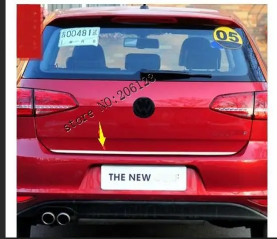 Накладка на заднюю дверь багажника накладка для VW GOLF 7 Hatchback 2013 2016 2017