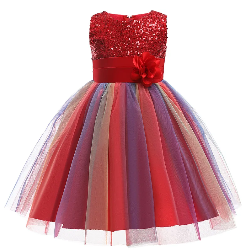 skirt dress for baby girl 2021 Girls Dresses For Birthday Baby Girl 3-10 yrs Christmas Outfits Children Girls Sequins Princess party Dress Kids clothes cheap baby dresses