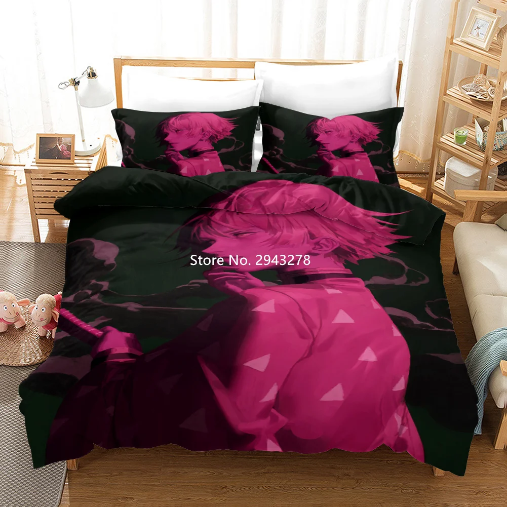 3D Cartoon Cartoon Character Bedding Deluxe Full-size Duvet Covered Pillowcase Linen Adult Children Bedding Set with Color Print shabby chic bedding